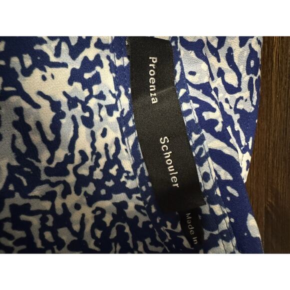 Proenza Schouler Shirt Women’s 6 Medium Norman Crepe Top Relaxed $790 - Picture 13 of 13